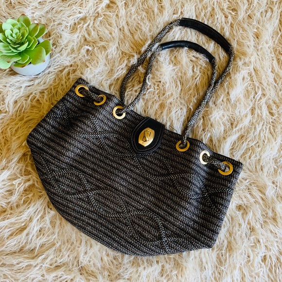 Eric Javits Shenia Squishee Metallic Woven Tote - Picture 2 of 7